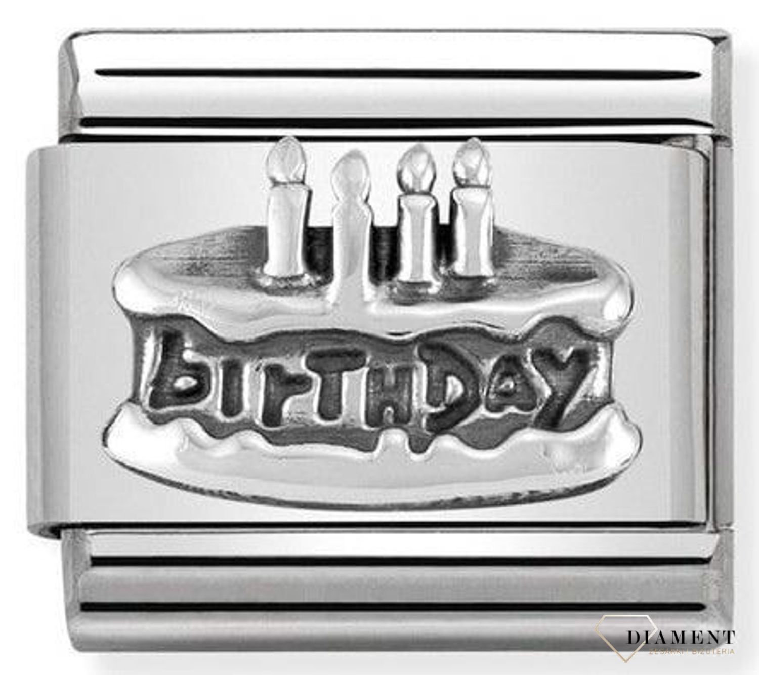 Nomination - Link 925 zawieszka srebro 'Tort' 330101 20 biżuteria nomination nomination zawieszki nomination baza.jpg